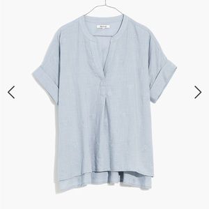 NWT Madewell Embroidered Lakeline Popover XS